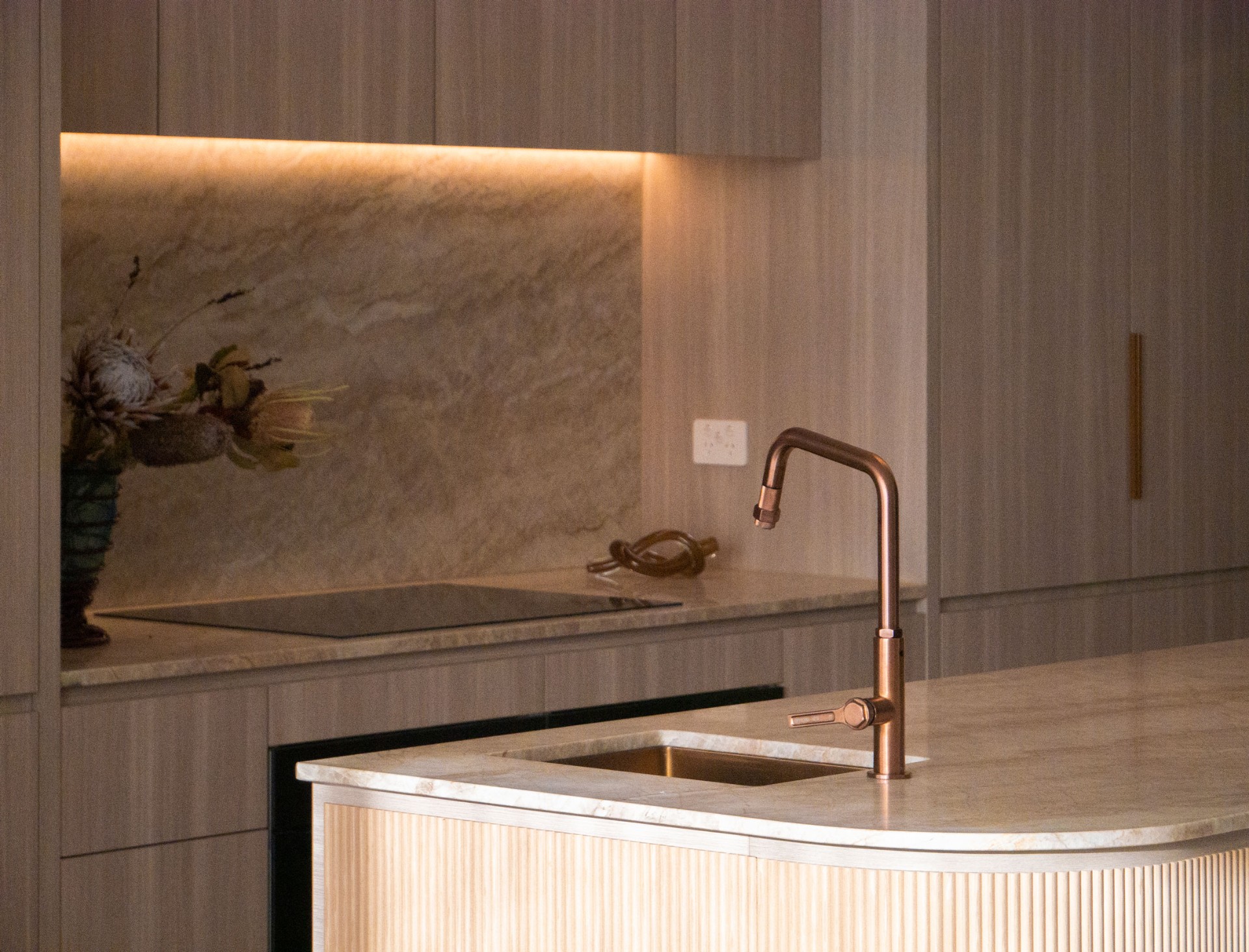 58 Clara Street South Yarra by Mike and Morlly Architects — kitchen joinery and finishes detail 58 Clara Street South Yarra by Mike and Morlly Architects — kitchen joinery and finishes detail